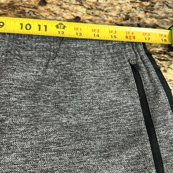 ASICS Dark Grey Heather Elastic Waistband Sweatpants Joggers Size L - Picture 6 of 8